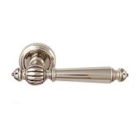 Дверная ручка на розетке MELODIA 235 V серебро+коричневый 00000931