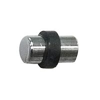 Полкодержатель цилиндрический с резиновым кольцом 1019,покрытие-хром