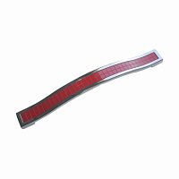 Ручка мебельная металлическая 128 мм красный на хроме, EBT-128-02-08, (50шт/500шт)