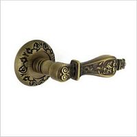 900ROS.BZY SIRACUSA двер.ручка на круг.розетке (д.60мм) цвет:бронза вестерн модель СИРАКУЗА
