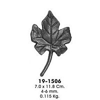 Лист винограда малый (118х70х4)  19-1506 