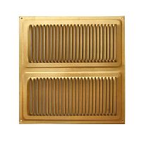 Решетка вентиляционная металлическая 250х250 мм, золотой металл /40 шт./