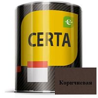 Эмаль "СERTA" термостойкая антикоррозионная коричневый до 500 t C (0,8кг) CST00077
